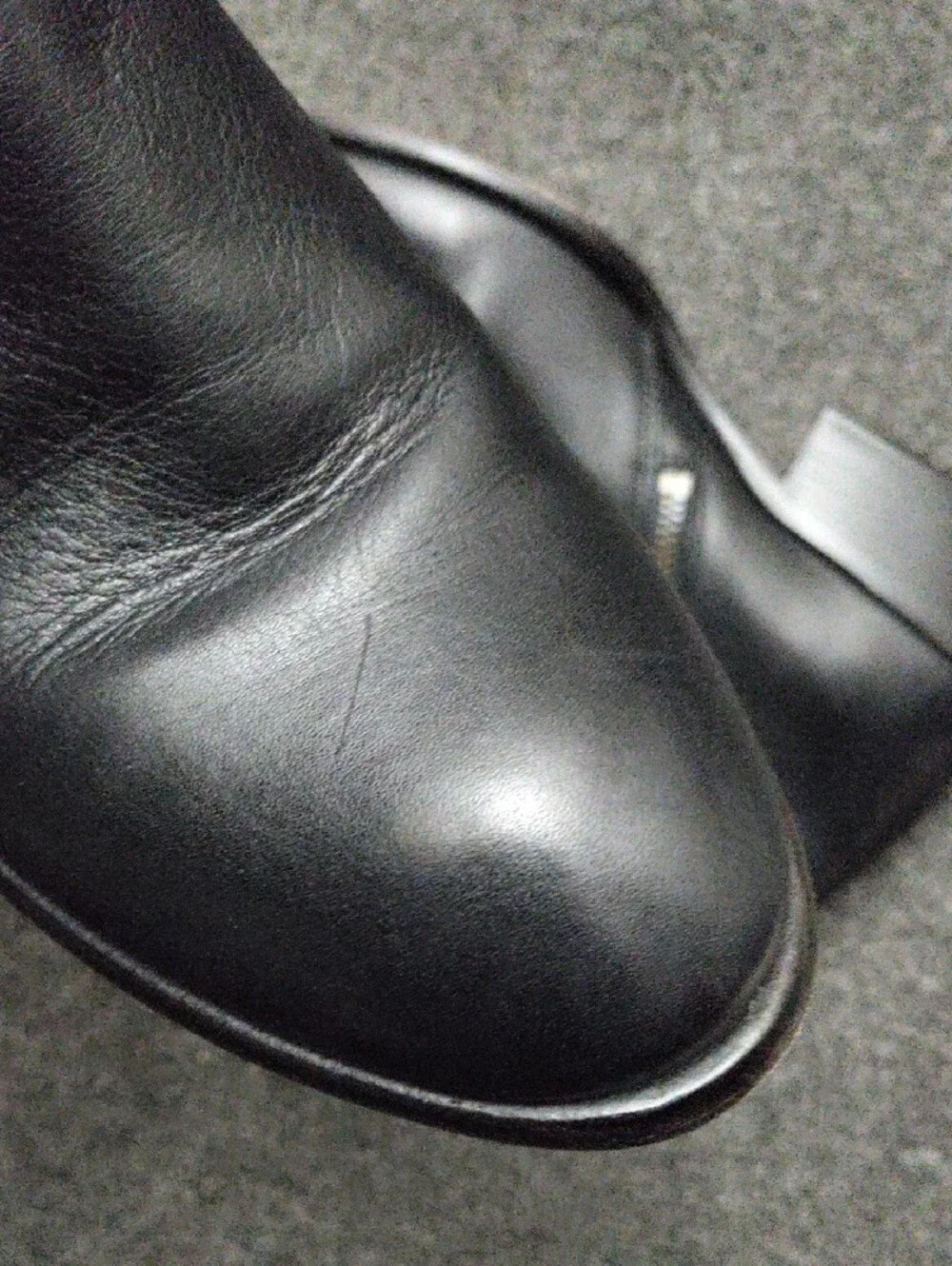 Frye Black Leather Ankle Boots